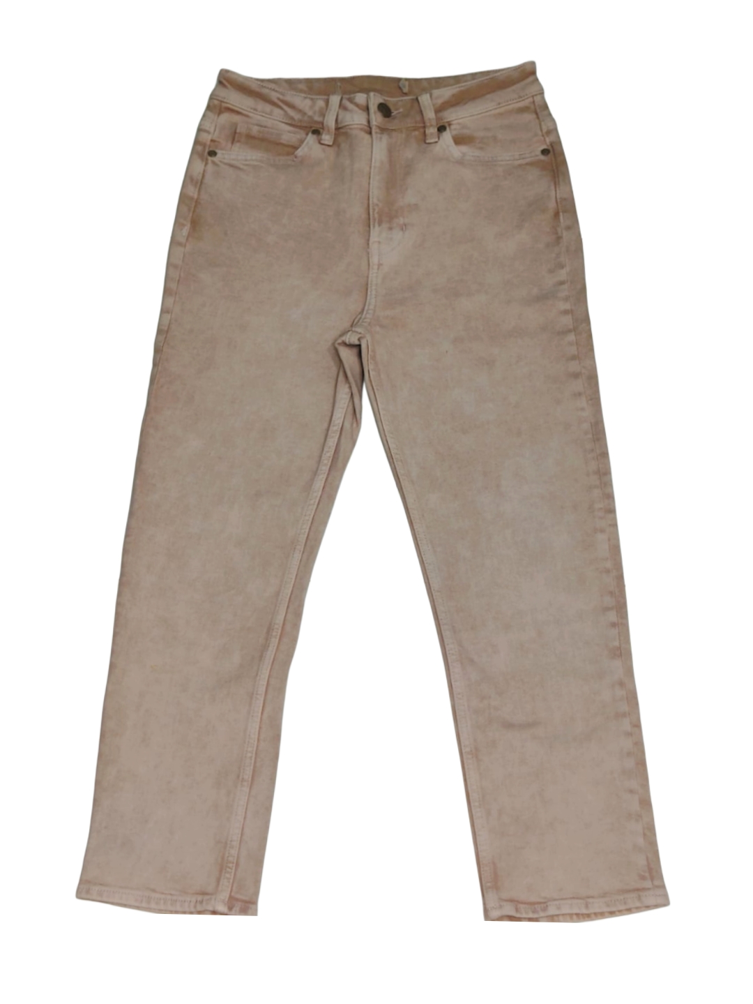 Ladies' Denim Stitch Jeans Pant - Light Brown